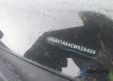 2012 Volkswagen Tiguan S z USA, uszkodzony, nr VIN WVGAV7AX4CW529409